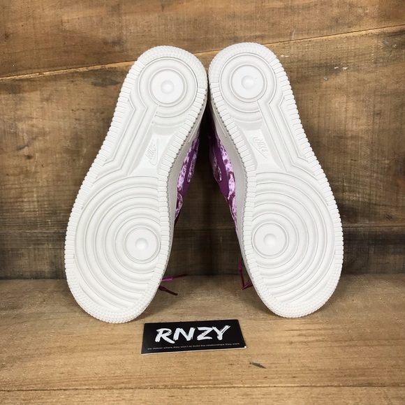 NEW Nike Velvet Air Force 1 Low Tea Berry - Picture 6 of 7